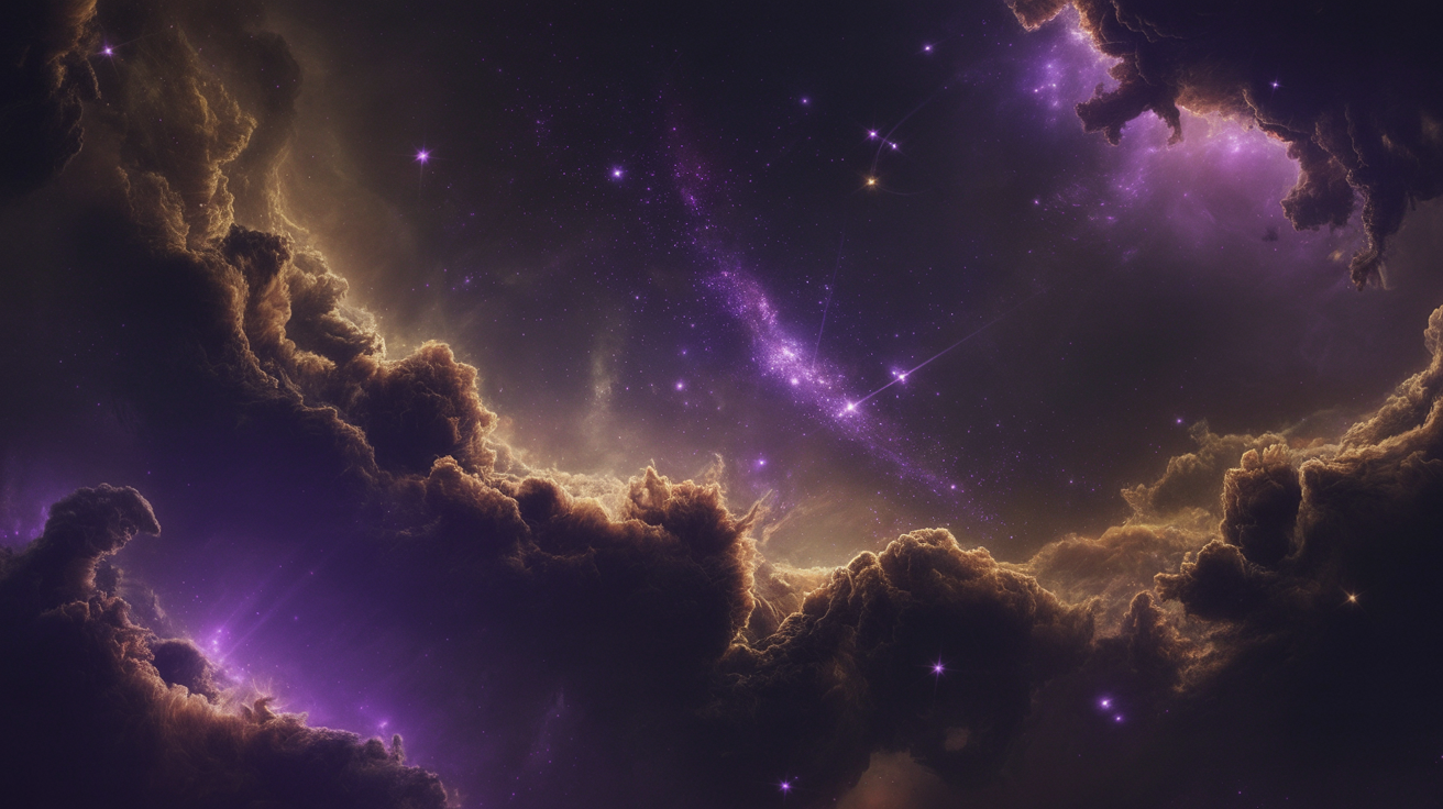 Cosmic space nebula background